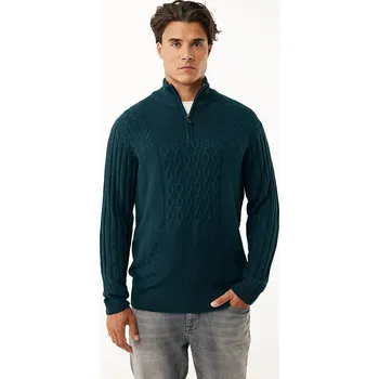 Pánský svetr Svetr Mexx Dunkelgrün 7014914 XXL