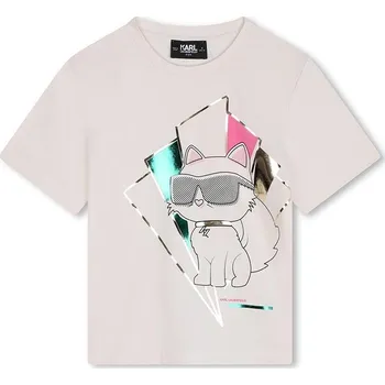 Dívčí tričko Tričko Karl Lagerfeld Kids Weiß 6322938 92
