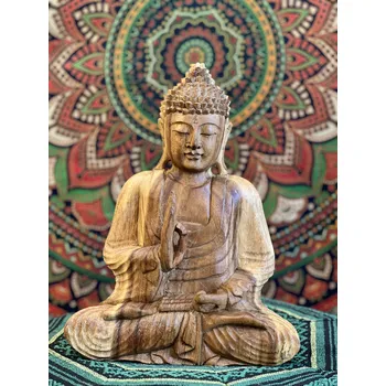 Buddha 19 - dřevěná socha