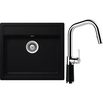 Kuchyňský dřez Set Schock S9-9 (dřez Mono N-100 Puro + baterie SC-530.120 Puro)