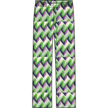 Dámské kalhoty Herrlicher Grün/ LIla 5216780 XL