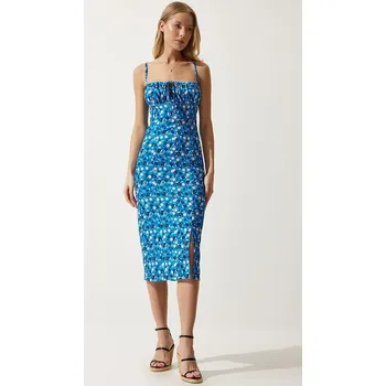 Dámské šaty Šaty Happiness Istanbul Blau 5036466 36