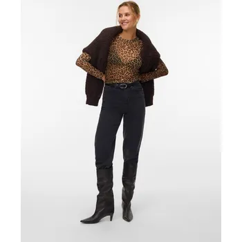 Dámské tričko Vero Moda Hellbraun/ Braun 2378073 L