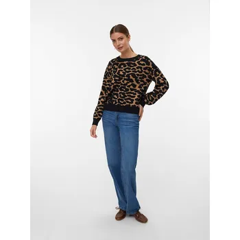 Dámská móda Vero Moda Schwarz/ Hellbraun 830474 L