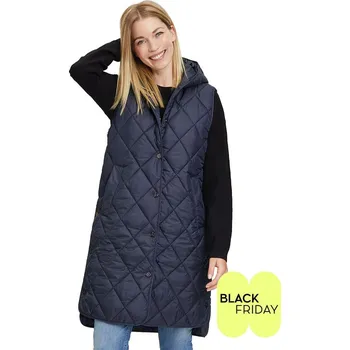 Dámská vesta Vesta AMBER & JUNE Dunkelblau 6566156 40