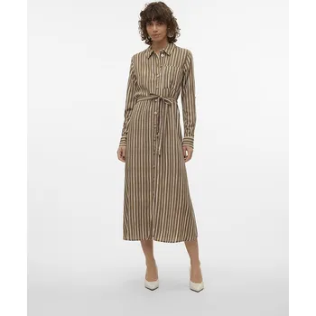 Dámská móda Šaty Vero Moda Khaki/ Weiß 815714 XS