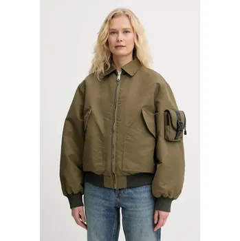 Pánská softshellová bunda Bunda Coperni Bomber COPBL32F3003 zelená 81X, vel. S