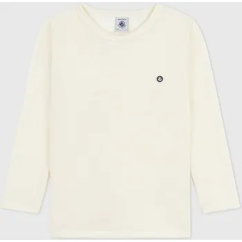 Dívčí tričko Tričko PETIT BATEAU Creme 9900416 92