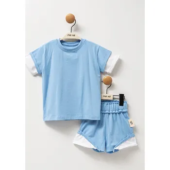 Dívčí tričko Tričko Moi Noi Blau/ Weiß 9949470 92