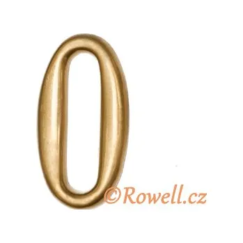 Nábytkové kování C2. Čísélko zlaté '0' (C2. Čísélko zlaté '0'. Vhodné řešení pro nábytek v interiéru.)