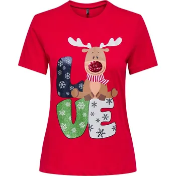 Tričko ONLY Rot 8651928 S