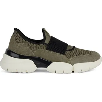 Dámská obuv Geox Khaki/ Schwarz 7999082 36