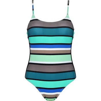 Dámské oblečení Plavky Naturana Türkis/ Grau 2925088 40C-Cup