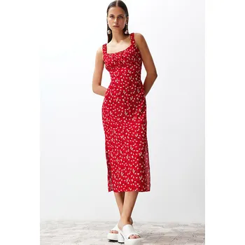 Dámské šaty Šaty trendyol Rot/ Weiß 1498283 36