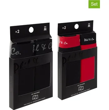 Pánské spodní prádlo Boxerky Phil & Co. Berlin Blau 4658895 XXL