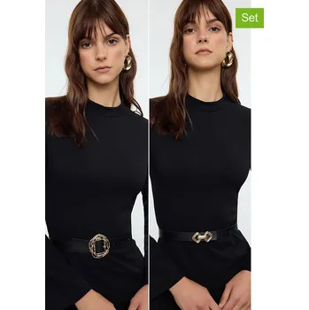 Opasek Pásek trendyol Schwarz 5284382 S