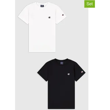 Dívčí tričko Tričko Champion Schwarz/ Weiß 4268476 128