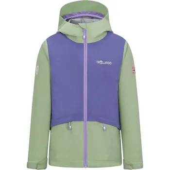 Dívčí bunda Trollkids Grün/ Lila 9205934 110
