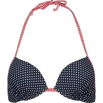 Dámské plavky Plavky s.Oliver Dunkelblau/ Rot 8811754 36A-Cup