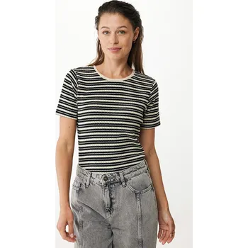 Dámské tričko Tričko Mexx Schwarz/ Beige 158192 S