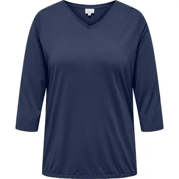 Dámské tričko ONLY Carmakoma Dunkelblau 140330 46/48