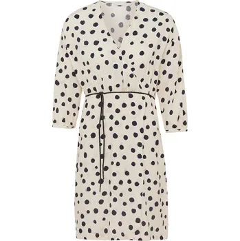 Dámské šaty Šaty Mexx Creme/ Schwarz 561297 38