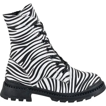 Dámské kozačky Boty Lizza Shoes Weiß/ Schwarz 4612003 36