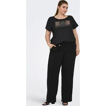 Dámské kalhoty ONLY Carmakoma Schwarz 841210 S-42/44/L32