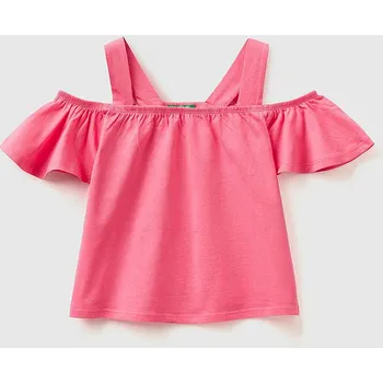 Dívčí tričko Tričko Benetton Pink 3809545 160