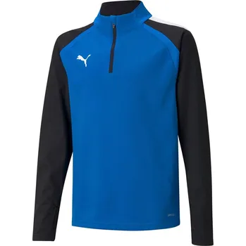 Chlapecké tričko Tričko Puma Blau/ Schwarz 7229016 128