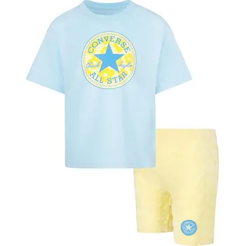 Dívčí tričko Tričko Converse Hellblau/ Gelb 1559860 110