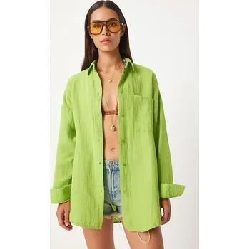 Dámské tričko Happiness Istanbul Grün 2438137 40