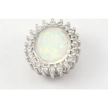 Přívěsek Přívěsek duhový opál - stříbro*