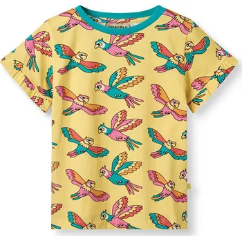 Dívčí tričko Tričko Småfolk Gelb/ Bunt 6090595 110