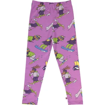 Dívčí legíny Småfolk Lila 9311737 110