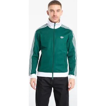 Pánská mikina Mikina adidas Beckenbauer Track Top Collegiate Green/ White XXL