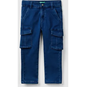 Dívčí džíny Benetton Dunkelblau 6628883 82