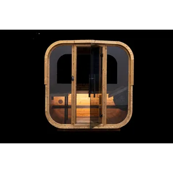 Sauna HANSCRAFT Sauna QUADRA X THERMOWOOD