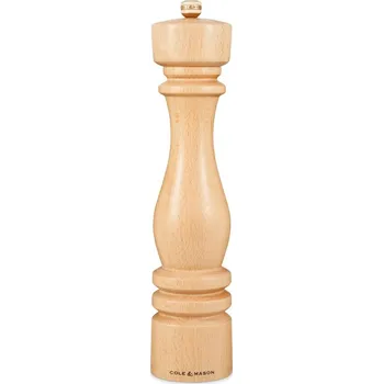 Mlýnek na pepř COLE&MASON London Precision+ přírodní buk 30 cm pepř