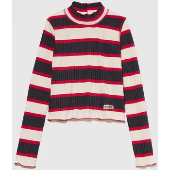 Dívčí tričko Tričko Sisley Creme/ Schwarz/ Rot 8702095 122