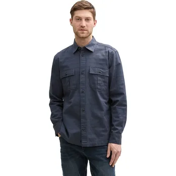 Pánská móda Košile Tom Tailor Blaugrau 5356772 XL