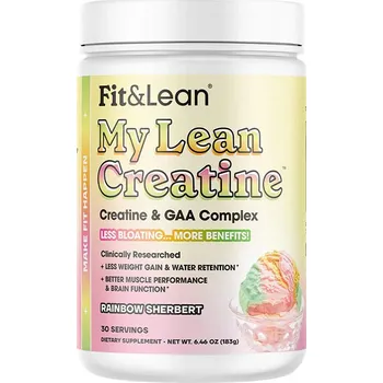 Kreatin Fit &amp; Lean My Lean Creatine (183 g, Rainbow Sherbert)