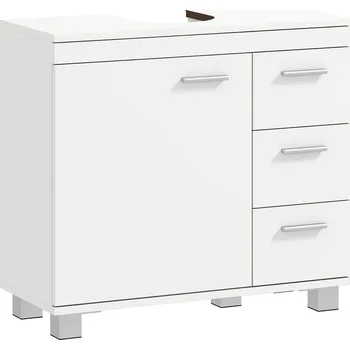 Koupelnový nábytek Skříňka k umyvadlu se zásuvkami 70 x 30 x 64 cm | bílá