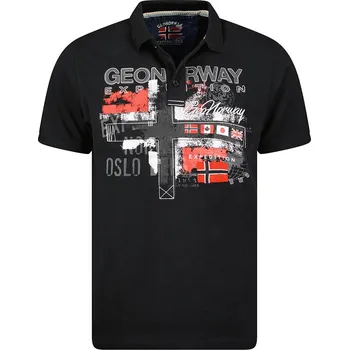 Chlapecké tričko Tričko Geographical Norway Schwarz 9440888 140