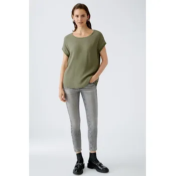 Dámské tričko Tričko Oui Khaki 9616962 36