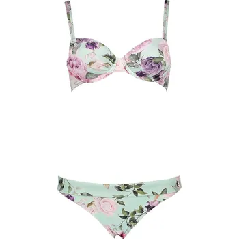 Dámské plavky Plavky LASCANA Mint/ Rosa 5702721 42D-Cup