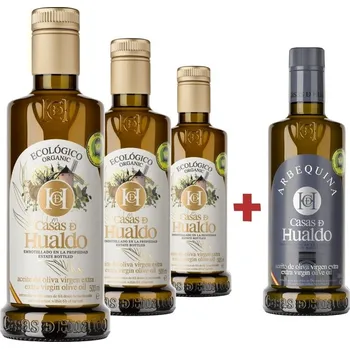 Rostlinný olej 3x Extra panenský olivový olej Casas de Hualdo Ecológico 500 ml + LÁHEV ZDARMA