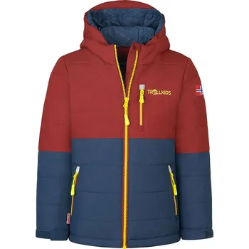 Dívčí bunda Trollkids Braunrot/ Dunkelblau 9404786 116