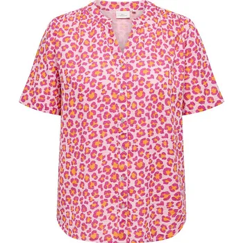 Dámské tričko ONLY Carmakoma Orange/ Pink/ Rosa 6437416 46