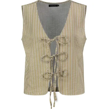 Dámská vesta Vesta Sublevel Taupe/ Schwarz 8068011 L